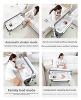 Berceau à bascule électrique automatique pour bébé, lit à bascule électrique variable, berceau à bascule pour nouveau-né, vente en gros