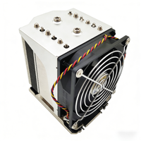 Ventilateur de refroidissement CPU 4U pour serveur, radiateur en plastique, 12V DC, interface PWM 4 broches, double roulement à billes, 350W, pour socket Intel LGA4189