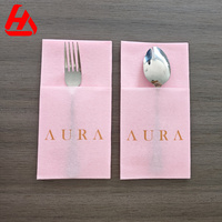 Serviettes de table épaisses airlaid de luxe personnalisées Serviettes jetables pour restaurant avec logo Serviettes pour le dîner en couleur