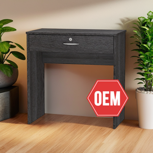 Hiện đại nhỏ gọn tếch bàn văn phòng với một ngăn kéo Malaysia OEM nhà sản xuất cho nhà hoặc văn phòng - Product Image 1