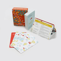 Marque privée Jeu pour adultes Cartes de questions amusantes Impression personnalisée Cartes de jeu Photo Boisson Vin Avec couvercle et boîte de base