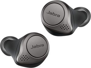 Audífonos Inalámbricos <span class=keywords><strong>Jabra</strong></span> <span class=keywords><strong>Elite</strong></span> 75t con Cancelación Activa de Ruido, 28 Horas de Reproducción, Ajuste Cómodo, Estuche de Carga, Titanio - Product Image 1