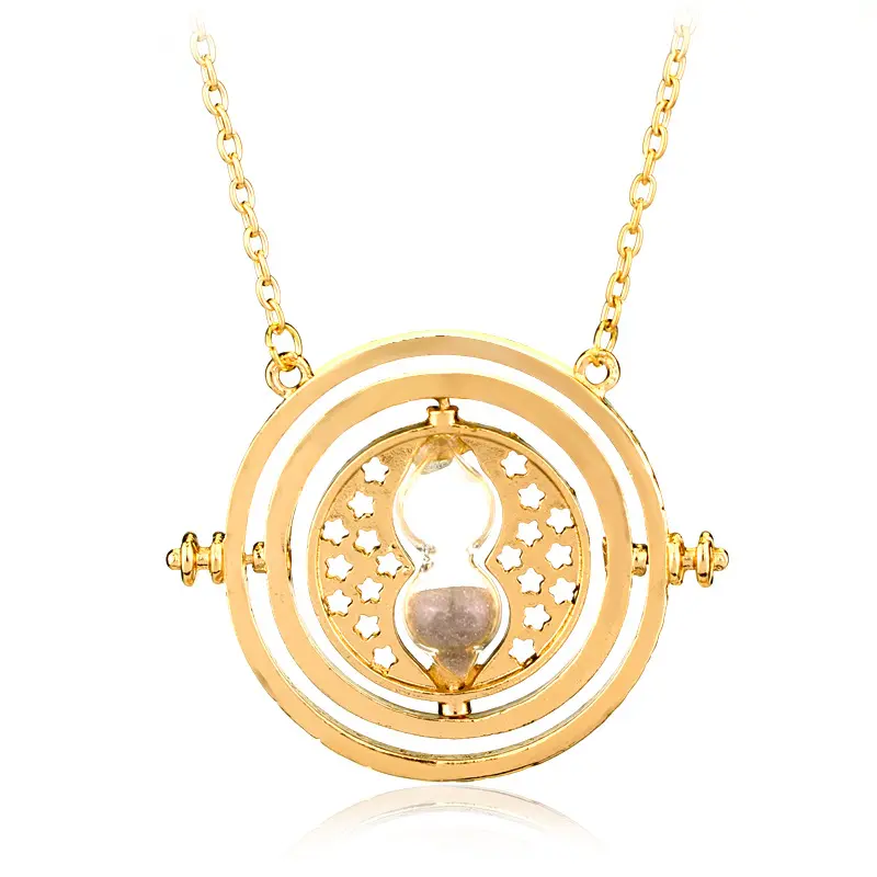 Kalung Harry Time Turner Potter Liontin Antik Hermione Granger untuk Wanita Wanita Perempuan Grosir