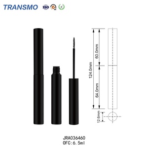 Eco-Friendly Empty Mascara Bottle 5ml Biodegradable <b>Plastic</b> Tube for Eyelash Serum & <b>Glue</b> Custom Logo - Product Image 2