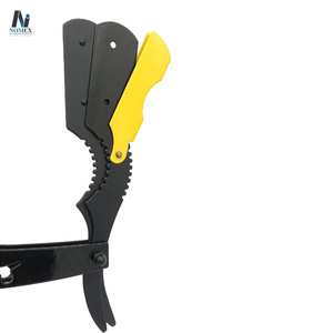 Maquinilla de afeitar para hombre, hoja cambiable, maquinillas de afeitar rectas personalizadas para hombre, cuidado personal de acero inoxidable, embalaje personalizado, ofertas de 10 Uds. - Product Image 3