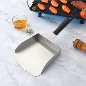 Spatule de cuisson personnalisée pour smash burger en acier inoxydable, pour gril et plaque chauffante, pour déplacer les aliments - Product Image 1