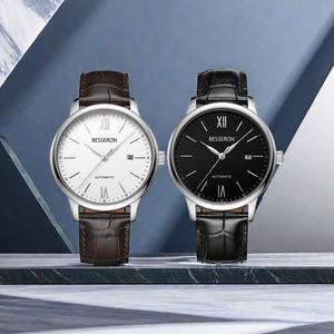 Reloj de Lujo para Hombre con Caja de Acero Inoxidable 316L Personalizada, Correa de Cuero de 22 mm, Movimiento Automático Miyota 8215, Resistente al Agua 40 mm - Product Image 2