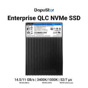 Dapustor r6301 doanh nghiệp máy chủ nội bộ NVMe u.2 <span class=keywords><strong>SSD</strong></span> 2.5 từ xa 11000 MB/giây ghi 12.8TB 21W định dạng khởi động an toàn nguồn điện điển hình - Product Image 1