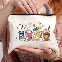 Pochette de maquillage personnalisée SKZ K-POP, sac de rangement de voyage pour articles de toilette, trousse de toilette, cadeau pour enterrement de vie de jeune fille