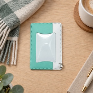 Estuche Clásico de Cuero PU para Tarjetas de Visita y Soporte para Teléfono con Logotipo Personalizado - Regalo Corporativo al por Mayor - Product Image 2