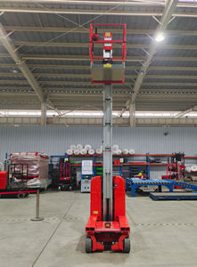 Plataforma Elevadora Hidráulica Autopropulsada Eléctrica de Aluminio de Doble Mástil de 8-16 m para Trabajo Aéreo - Product Image 4