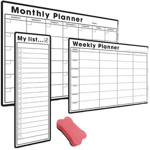 Reusable Magnetic Calendar and Whiteboard Sticker Ideal for Monthly Planning Study Notes and Home Organization - Product Image 4