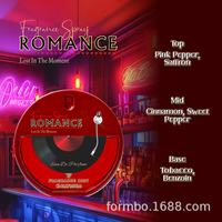 Parfum créatif en forme de disque vinyle, mini-parfum avec une fragrance longue durée, style unique de parfum à la mode