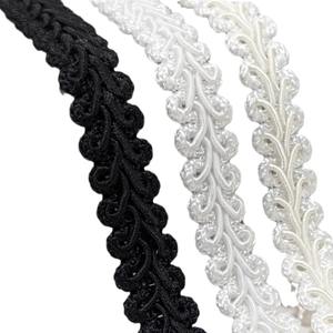 1cm Meridian Webbing Tweed Style Herringbone Shaped Keel Lace Mesh Fabric Vêtements Accessoires Cheveux droits Fabricant Stock - Product Image 5