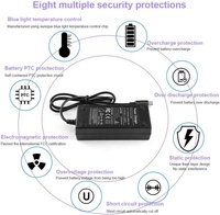 Chargeur de batterie pour trottinette électrique 36V 42V 2A avec chargeur M365 pour batterie lithium-ion 36V