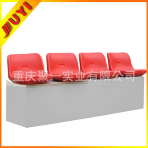 Juyi Stadium Plastic Seating BLM-1811 Gray Fixed Row <b>Chairs</b> For Gymnasium Basketball Court Football Field - Product Image 2