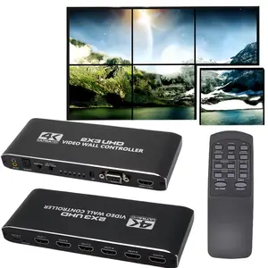 4K HD 1080P 2x3 HDMI TV Video Wall Controller Processor 1X2 1X4 1X3 1X5 2X3 1X6 multi video screen processor Switch Splicer