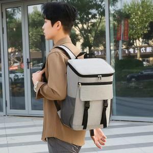 กระเป๋าใส่อาหารกลางวันปิกนิกกันน้ำน้ำหนักเบา, ใหม่กระเป๋าเก็บความเย็นอลูมิเนียมฟอยล์กันรั่วแบบพกพาสำหรับอาหาร - Product Image 6