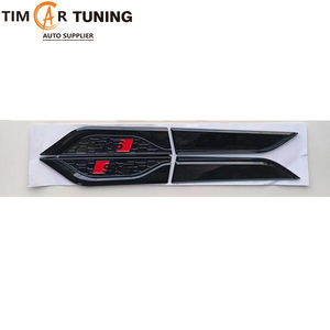 Emblema Lateral para Coche, Emblema Negro Estilo RS/S para Modelos A5/S5 B9 2017-2024, Emblemas Laterales Negros RS/S - Product Image 2