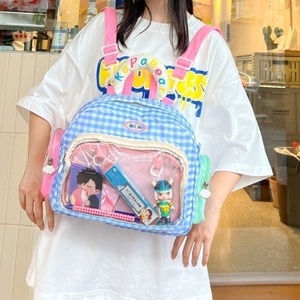 אופנתי רב-צבע מותאם אישית תיק pu אנימה תצוגה kawaii תיק נשים צלב - Product Image 1