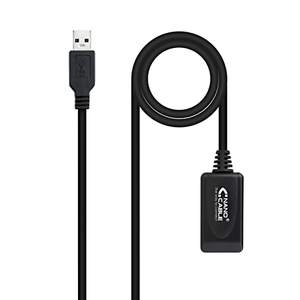 Cable USB 3.0 con amplificador, tipo A/M-A/H, 5 m, ideal para extender la conexión de dispositivos y transferir datos. - Product Image 1