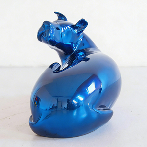 Escultura de Perro Abstracta de Resina Electrochapada Moderna y Personalizable para Decoración del Hogar, Artículo Coleccionable con Tamaño Personalizado - Product Image 3