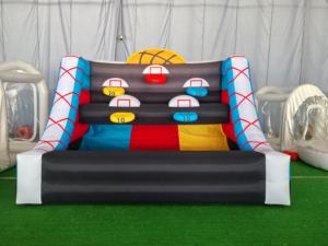 But de football gonflable léger et portable pour jeu de lancer, idéal pour la Journée des sports scolaires et les foires. - Product Image 4