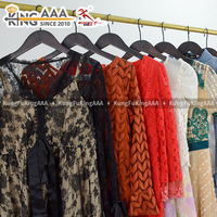 Pabrik Gaun Rajut KingAAA Menyediakan Gaun Wanita Bekas Model Slim Fit Panjang Sedang Pakaian Kasual Gaun Elegan Pakaian Bekas
