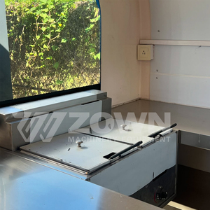 Remolque de comida ZOWN, carrito portátil móvil con doble fregadero y toldo, colores personalizables - Product Image 5