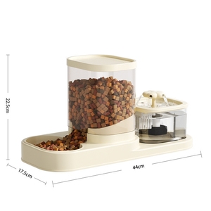 2025 2 in 1 New Design Automatic Waterproof Collapsible Cat & Dog <b>Pet</b> Smart Feeder & Integrated Water Fountain - Product Image 2