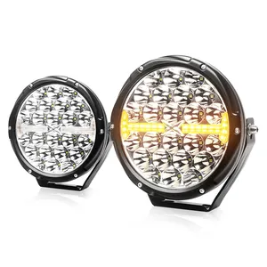 Lampu sorot Led, gaya baru 7 ''4x4 Offroad Ip67 tahan air Led lampu mengemudi bulat 7 inci untuk Off Road