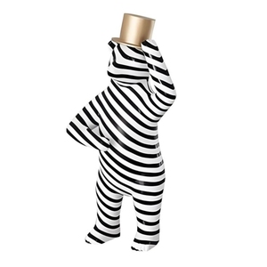 Scultura Gigante Personalizzata di Elefante Bianco Moderno con Tronco Dorato <span class=keywords><strong>e</strong></span> Decorazione a <span class=keywords><strong>Farfalla</strong></span> in Fibra di Vetro Resistente alle Intemperie per Esterni - Product Image 3