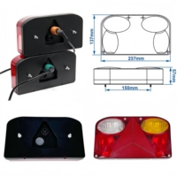 Nuevas Luces LED para Remolque de 12/24V con Certificación E-Mark y CE, Multipunto, Larga Duración de Batería, Resistentes a Altas Temperaturas e Impermeables IP67
