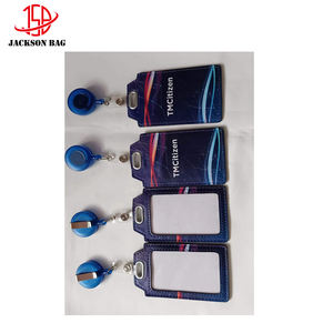 מחזיק מזהה רב-כרטיסים עם לוגו עור אישית בעל כרטיס שם עבור תג שם לאירועים החברה - Product Image 2