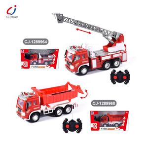 Chengji New kids telecomando pompaggio dell'acqua 4ch rc car engine rescue fighting plastic fire truck <span class=keywords><strong>toys</strong></span> - Product Image 5