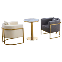Meubles de beauté modernes de luxe canapés de réception pour salons de manucure chaises d'attente pour salons de coiffure