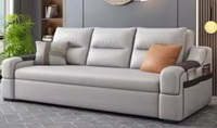 Klappbares Verstellbares Schlafsofa 2-in-1 Konvertierbares Sofa für Wohnzimmer Kleine Wohnung 2-3-Sitzer Schlafcouch