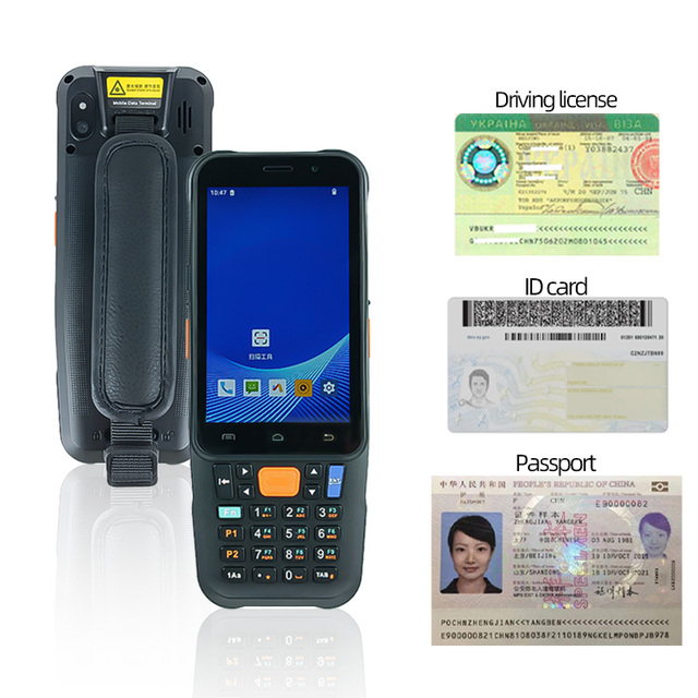 XT8001D Android 15 HHT Machine Passport Reader Handheld Terminal