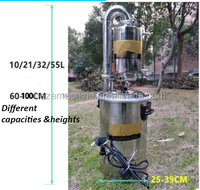 Uddw-20 30l Eucalyptus Citronnelle Herbe Rose Citron Lavande Hydrosol Distillation D'huile Essentielle Machine D'extraction Pour La Maison