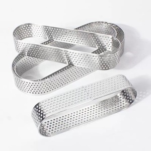Stainless Steel Oval Mousse Ring 304 Reusable Cake <b>Mold</b> For Tart And Cake Making - Product Image 3