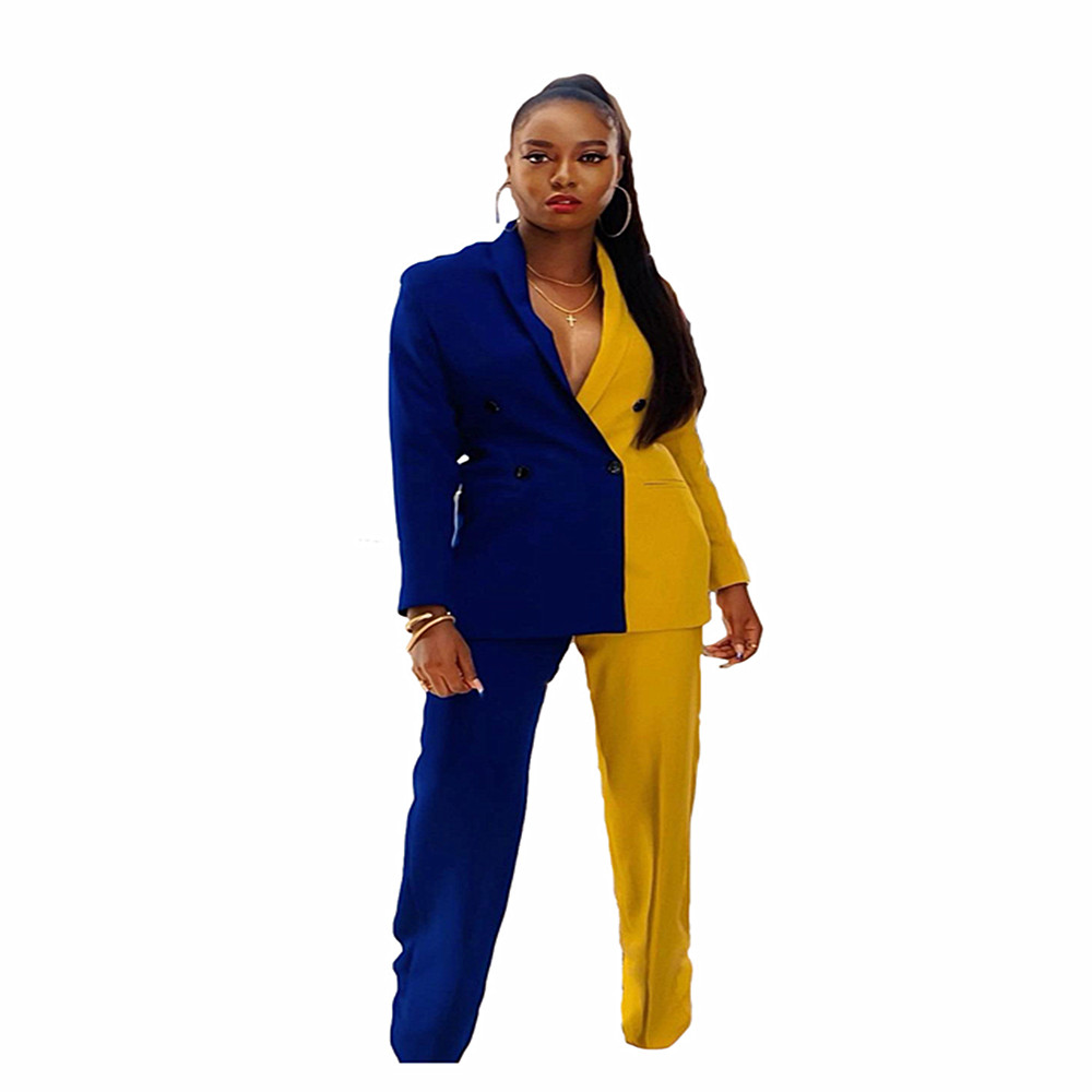 royal blue dress suits for women