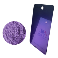Chrome métallique bonbons violet poudre revêtement peintures à base d'époxy pour la pulvérisation de jantes de moto meubles en métal panneaux muraux supports