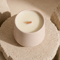 Pot en céramique de couleur personnalisée, bougie en cire de soja écologique parfumée pour la décoration de la maison, aromathérapie