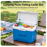 Glacière isotherme portable 6L-28L en mousse PU/EPS, étanche en HDPE/PP, maintien de la glace pendant 72H, pour camping, pique-nique, pêche, voyage