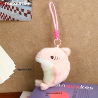 Nouveau Porte-clés Peluche Requin Créatif Culturel, Petit Cadeau, Pendentif pour Sac à Dos, Souvenir de Fête, Sensation Haut de Gamme, en Polyester, pour Enfants de 5 à 7 Ans