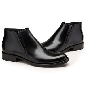 Zapatos Oxford de Vestir para Hombre, Estilo Británico Vintage, Cuero Charol Brillante, Punta Cuadrada Tallada, Zapatos Formales con Aumento de Altura para Boda - Product Image 2