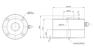 Capteurs de pesage Veidt pour la Corée, machine de test originale CAS Kais, cellules de charge à roue-tige LSB-10t, LSB-20t, LSB-30t - Product Image 3