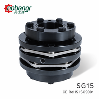 Coupleur à disque rétractable multi-sections de précision en acier allié SS304, rigidité sans jeu pour broche de moteur pas à pas CNC