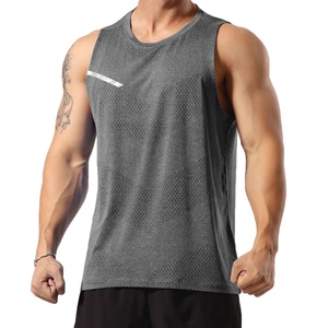 Men's Trendy Sleeveless Shirt Mesh Vest with Superior Breathability Casual Style - Product Image 5
