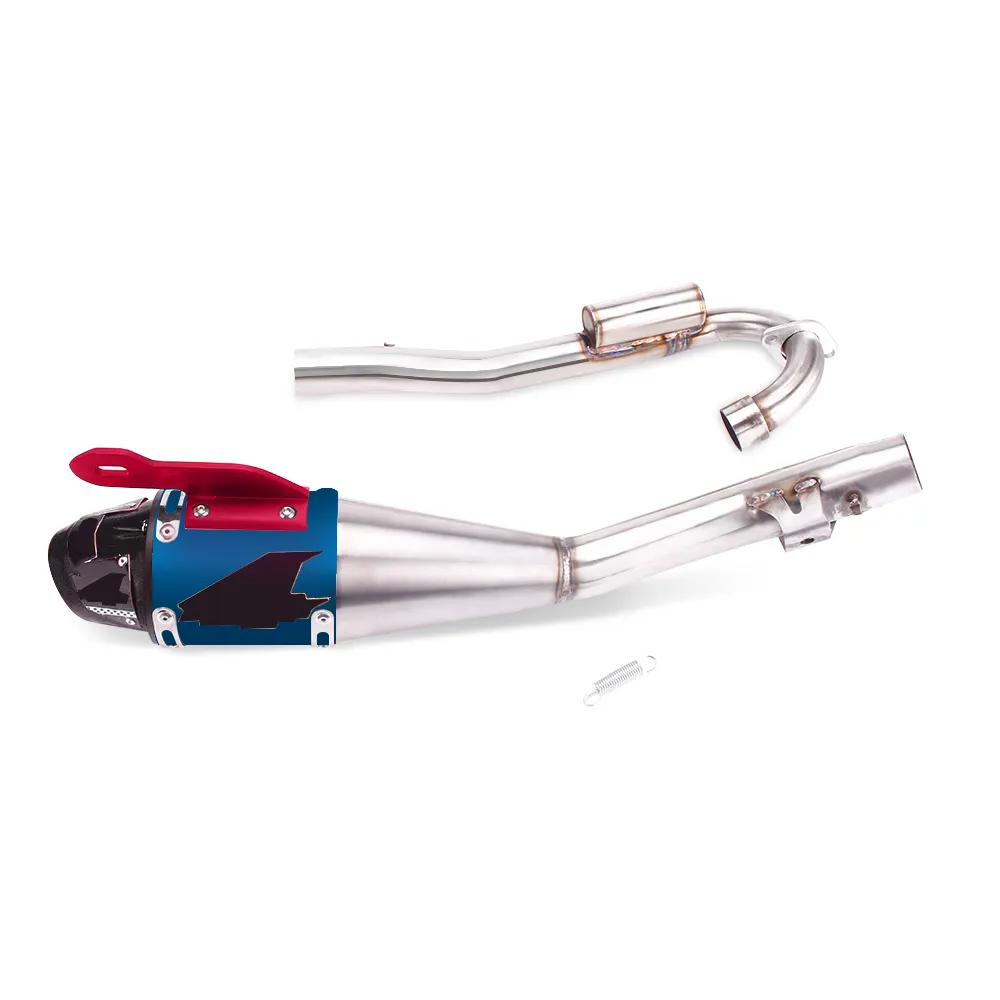 Offre Spéciale Bleu Tuyau D'échappement de Silencieux de Moto pour Honda CRF230F 2008-2020 or Silencieux En Aluminium Nouveau